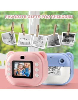 Детски Фотоапарат с Принтер и Селфи